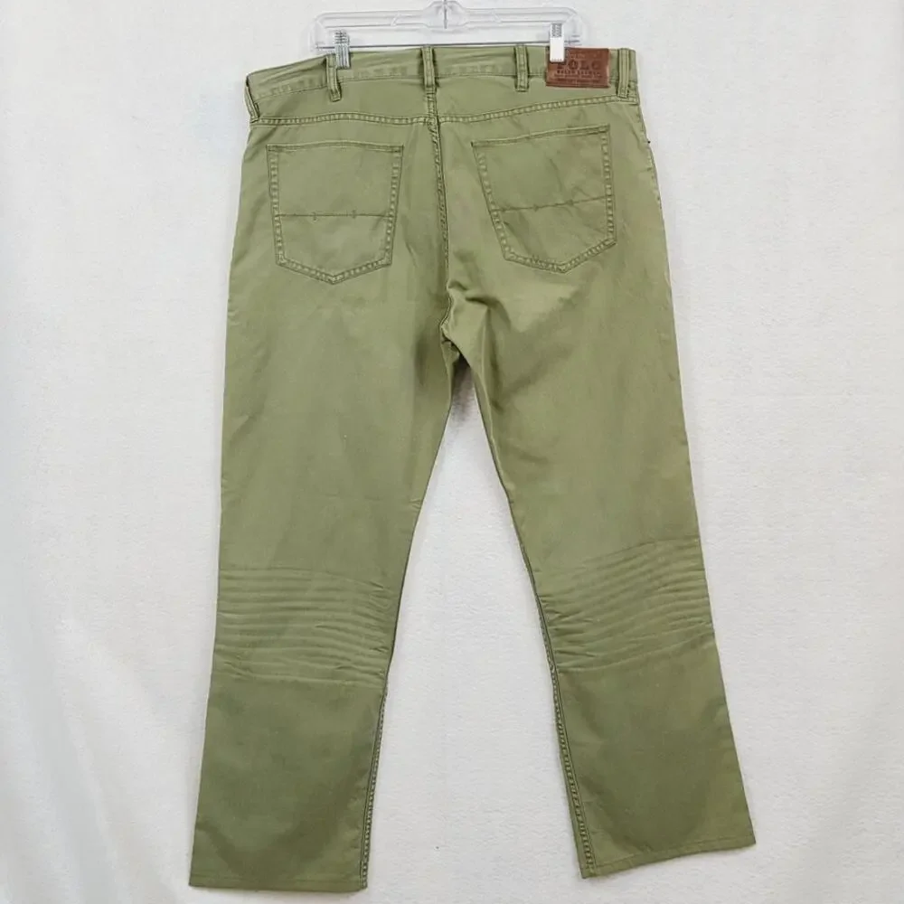 Polo Ralph Lauren Green Khaki Pants Men's Size 38/32 PRE-OWNED